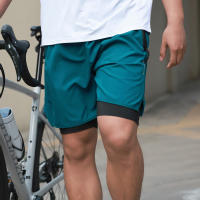 WOSAWE Pantalones Cortos de Bicicleta MTB Ajuste Recto, Cintura Comoda, Tejido de Broadcloth, Mochila con Cremallera YKK - details 7
