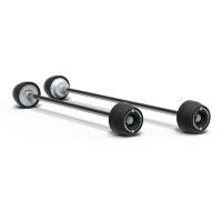 Para Triumph Street Triple 765 S RS Street Triple 660S 2007-2023 motocicleta eje delantero y trasero horquilla deslizadores de choque protección de rueda - details 7