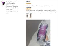 Filamento PLA con Cambio de Color por Reacción a la Luz UV, 1.75mm, 250g, 500g, 1kg, Material Plástico para Impresora 3D, Filamento PLA Azul, Morado, Rosa - details 2