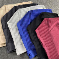Conjunto de Yoga Sin Costuras Hueco Out para Mujeres Traje Deportivo de 2 Piezas Top Corto Sujetador Leggings Para Gimnasio Fitness Set de Primavera/Verano Hecho en China Material Elástico y Poliéster - details 66