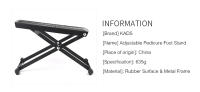 Taburete de Pie KADS Ajustable y Plegable para Pedicura con Antideslizante Multifuncional Herramienta de Belleza para el Hogar - details 1