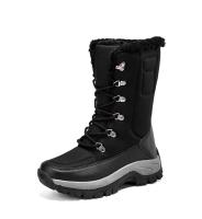 Snow Boots Women Flat Boots For Women Lace-Up Shoes Woman Fashion Platform Ankle Boots Fur Chunky Botas Mujer Winter Shoes Women - details 22