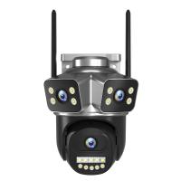 Cámara de Seguridad IP Triple Pantalla Visión Nocturna Impermeable Seguimiento de Movimiento - details 12