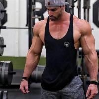 Fitness Clothing Bodybuilding Shirt Men Top for Fitness Sleeveless Sweatshirt Gym Sport T-shirt Thin Suspenders Breathable Vest - details 15