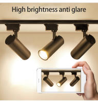 Luz de pista LED de 3 cables AC110-240V punto de techo 10-30W lámpara de techo para sala de estar cocina línea iluminación sistemas de riel foco - details 4