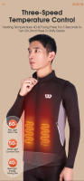 WEST BIKING-Chaleco con calefacción eléctrica para hombre y mujer, 5 áreas, USB, ropa térmica, lavable, deporte de invierno, ciclismo - details 4