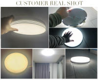 Lámpara de techo Led redonda con marco plateado, iluminación de brillo blanco Natural, 24W, 36W, 48W, luces de techo para decoración de dormitorio y sala de estar - details 15