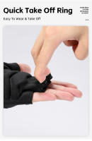 WEST BIKING-guantes de ciclismo para hombre y mujer, de medio dedo, con absorción de impacto, equipo deportivo para bicicleta de carretera - details 8