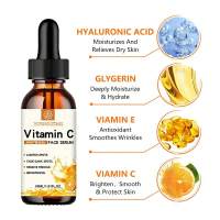 Esencia para el rostro con vitamina C, contiene ácido hialurónico, eliminador de manchas, reparación hidratante, esencia antienvejecimiento, cuidado de la piel Facial, 30ml - details 6