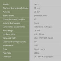 SVBONY SA412 Telescopio FMC HD de 20-60X80 mm con trípode y cámara WiFi SC001 - details 18