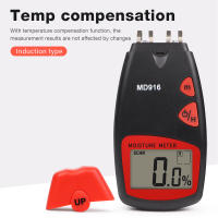 Medidor de humedad de papel con pantalla LCD, Detector de humedad de papel de madera con precisión del 0.5%, probador de contenido de humedad del 2-40%, higrometro Digital - details 4