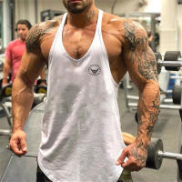 Fitness Clothing Bodybuilding Shirt Men Top for Fitness Sleeveless Sweatshirt Gym Sport T-shirt Thin Suspenders Breathable Vest - details 18