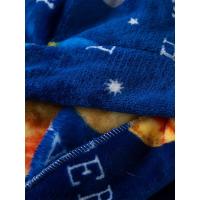 Albornoz de franela para niños, bata con capucha para niños, pijama suave de planta astronauta - details 2