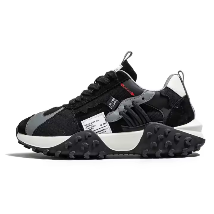 Zapatos de diseñador de moda para hombre, zapatillas gruesas, ligeras e informales, con plataforma, para caminar - 1