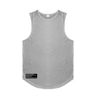 Summer Men's Trendy Brand Printed Gym Sports Bodybuilding Fitness Loose Mesh Quick-drying Workout Sleeveless Shirt - details 17