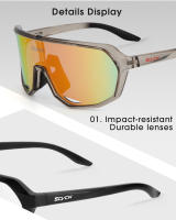 Cycling Glasses Photochromic Sunglasses for Men Sun Mountain Bike Road Bicycle Eyewear Cycle Goggles Sports UV400 Polarized MTB - details 7