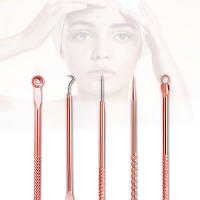 Agujas para Eliminación de Acné y Puntos Negros en la Piel Herramientas de Cuidado Facial Profundo Limpieza de Pores Negros Set de 4 - details 2