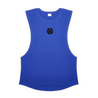 Men's Summer Gym Bodybuilding Tank Tops High Quality Sleeveless Cotton T-shirts Workout Fitness Singlets Sport Vest Clothing - details 15