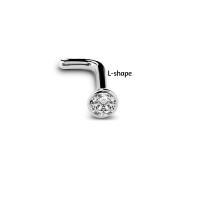 Piercing de circonia cúbica para la nariz, 2 piezas, 20g, 1,5/2/2.5/3mm, color oro rosa anodizado, joyería para la nariz - details 12