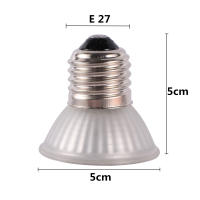 25/50/75W UVA + UVB 3,0 lámpara para reptiles bombilla tortuga tomando el sol bombillas de luz UV lámpara de calefacción anfibios lagartos controlador de temperatura 1 ud. - details 1