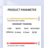 Bandas de resistencia premium Entrenamiento de fuerza mejorado para desarrollar músculos Solución versátil de gimnasio en casa para fitness Yoga Pilates - details 12