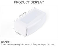 Caja de Desinfectante KADS para Herramientas de Manicura Contenedor de Plástico para Limpieza de Arte de Uñas Almacenamiento de Desinfectante - details 2