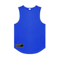 Summer Men's Trendy Brand Printed Gym Sports Bodybuilding Fitness Loose Mesh Quick-drying Workout Sleeveless Shirt - details 16