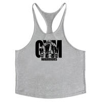 Y Back Bodybuilding Stringer Tank Top Men Cotton Gym Sleeveless Shirt Men Fitness Vest Summer Singlet Sportswear Workout Tanktop - details 12