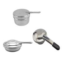 Stainless Steel Fuel Holder Chafing Dish Buffet Set Catering Warmer Set Alcohol Stove for Dormitory Outdoor Backpacking Trips