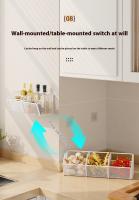 Iluminación de pared ba, organizador de cocina, cebolla, jengibre, condimentos, especiero, sin lavar, drenaje de frutas y verduras - details 9