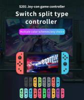 Joy Pad para Nintendo Switch/Led Lite Joystick inalámbrico RGB Gamepad controlador agarre compatible con función de despertador y Turbo 6 ejes - details 0