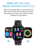 T20 Pro Max-reloj inteligente con correa arcoíris, accesorio de pulsera resistente al agua IP67 con pantalla táctil de 2,09 pulgadas, Bluetooth, llamadas y juegos, Serie Completa 8 - details 5