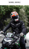 LYSCHY Chaqueta de Moto de Malla Transpirable de Verano para Hombre, Anticaída y Resistente al Desgaste, con Equipo de protección incorporado - details 13