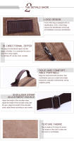 Mochila de Hombre Estilo Cuadrado de Alta Calidad en Lona Resistente al Desgaste y Impermeable Bolsa de Hombro Práctica Pequeña - details 2