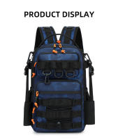 Mochila para señuelos de pesca con soporte para caña, bolsa para aparejo de acampada, caza al aire libre, senderismo, accesorios para cajas de peces, mochila táctica - details 16