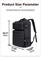 Mochila de viaje Unisex de 30L/25L, bolsa de escalada al aire libre para mujeres y hombres, senderismo, Camping, equipaje, mochila escolar - details 0
