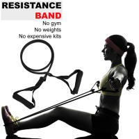 Banda de Resistencia de 5 Niveles con Manijas Yoga Pull de Fitness para Entrenamiento de Fuerza en Casa Deportes y Salud - details 2