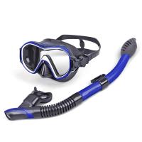 Equipo de esnórquel para adultos y jóvenes, máscara de buceo antivaho, esnórquel de silicona superior, secado completo - details 12