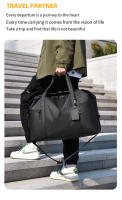 Bolso Deportivo Impermeable Gran Capacidad para Viajes Cortos Separación de Hidratación y Secado - details 0