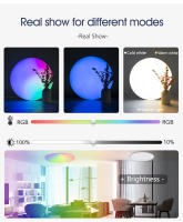 Luz de techo con Control remoto inteligente para el hogar, candelabro LED RGB, luz decorativa para interiores, 54W, 36W, temporizador, Control remoto, atenuación de dormitorio - details 4