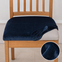 Fundas de asiento de silla de terciopelo, fundas de cojín de asiento elásticas, funda de silla lavable para comedor, Hotel, ceremonia, banquete, fiesta - details 18