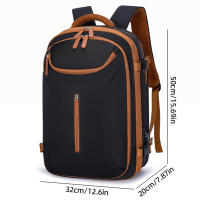 Mochila deportiva expandible para gimnasio, bolsa para ordenador portátil de viaje de negocios de gran capacidad con carga USB, mochila para exteriores con múltiples bolsillos - details 1