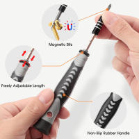 Llave de destornillador magnética Torx Phillips 130 en 1 con bit para tornillo eléctrico herramienta de reparación para teléfonos y PC estilo de cabeza hexagonal normal para uso doméstico DIY - details 4