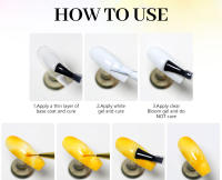 Arte Clavo-esmalte de Gel para uñas, Gel transparente para manicura, efecto humo - details 4