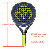 Raqueta de Tenis de Carbono Fibra Suave EVA Profesional KOBRA Serpiente - details 1
