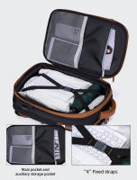 Mochila deportiva expandible para gimnasio, bolsa para ordenador portátil de viaje de negocios de gran capacidad con carga USB, mochila para exteriores con múltiples bolsillos - details 8