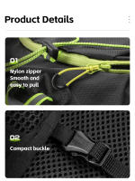 WEST BIKING-Mochila deportiva de hidratación para bicicleta, bolsa de agua ligera de 7L para ciclismo, correr, escalada, senderismo, MTB y carretera - details 13