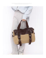 Bolso de hombro tipo bandolera de lona para gimnasio, correa ajustable, bolso de viaje deportivo de corta distancia, bolso de mano de gran capacidad - details 4