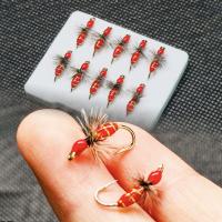 5/10 Uds moscas para pescar con mosca anzuelos señuelo con mosca cebos artificiales moscas atadas a mano ninfas pesca para trucha salmón Steelhead Grayling - details 0