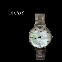 Reloj DUGARY de cuarzo con concha a la moda para mujer, relojes de pulsera impermeables redondos de marca clásica de acero inoxidable de 36mm, Reloj de mujer - details 0